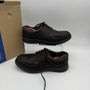 NEW Clarks Cotrell Edge Oxford shoe Brown 9.5 Wide